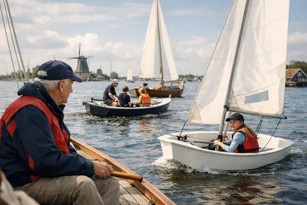 175 jaar watersportvereniging: jong en oud betrokken bij zeilen