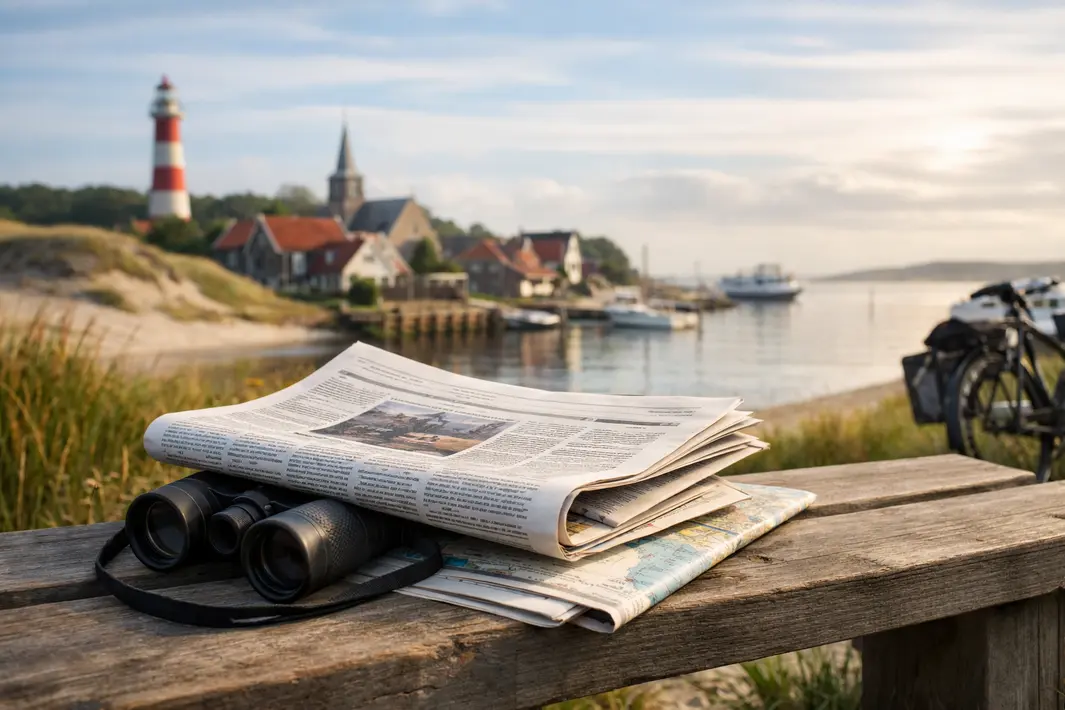 Belang van papieren krant voor eilanden Vlieland en Schiermonnikoog