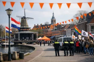 Dokkum Bereidt Zich Voor op Feestelijke Viering en Voorafgaande Demonstraties Op Koningsdag