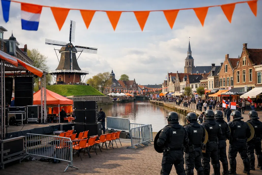 Dokkum Bereidt Zich Voor op Groots Koningsdagfeest en Verwacht Demonstraties