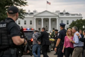 Evacuatie tijdens Witte Huis evenement na schietincident, verdachte aangehouden