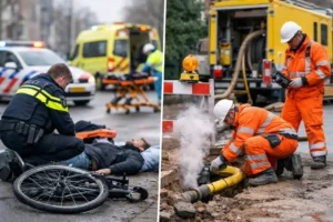 Fietser raakt gewond bij aanrijding in Leeuwarden en gaslek in Gorredijk snel opgelost