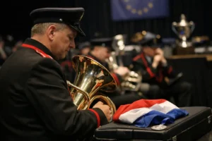 Friese brassband eindigt net boven de laatste plaats op Europees kampioenschap