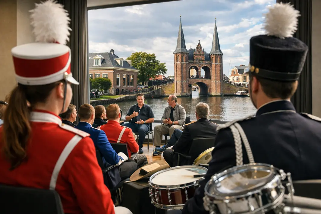 Friese showkorpsen delen ervaringen en verbeterpunten in Sneek
