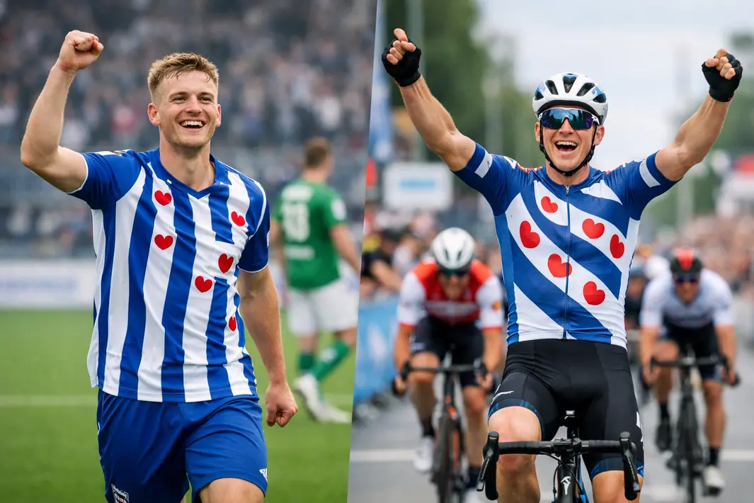 Friese sporters boeken succes in voetbal en wielrennen