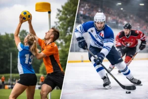 Friese sportteams beleven wisselend sportweekend met korfbal en ijshockey