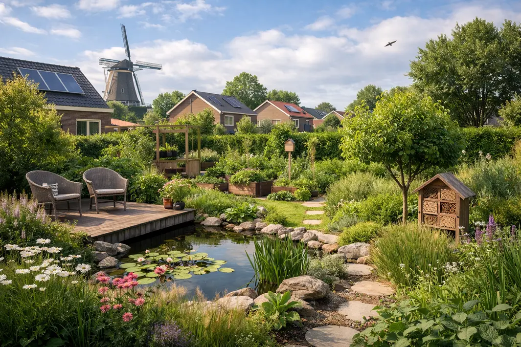 Groen in de tuin zorgt voor meer leefbaarheid en duurzaamheid