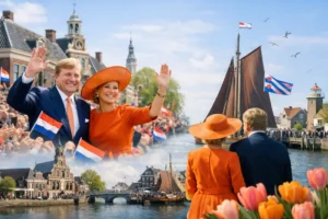 Herinneringen aan het Koninklijk Bezoek aan Franeker en Makkum