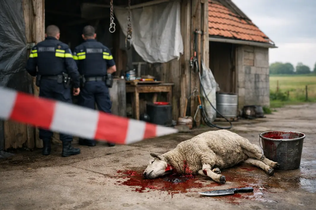 Illegale slachtpraktijk zonder verdoving ontdekt in Friesland