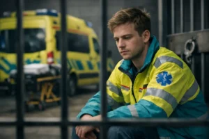Jonge man uit Groningen krijgt gevangenisstraf en beroepsverbod na zich voordoen als ambulancebroeder