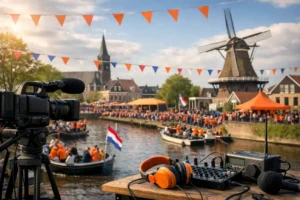 Koningsdagviering in Dokkum met speciale tv- en radio-uitzending