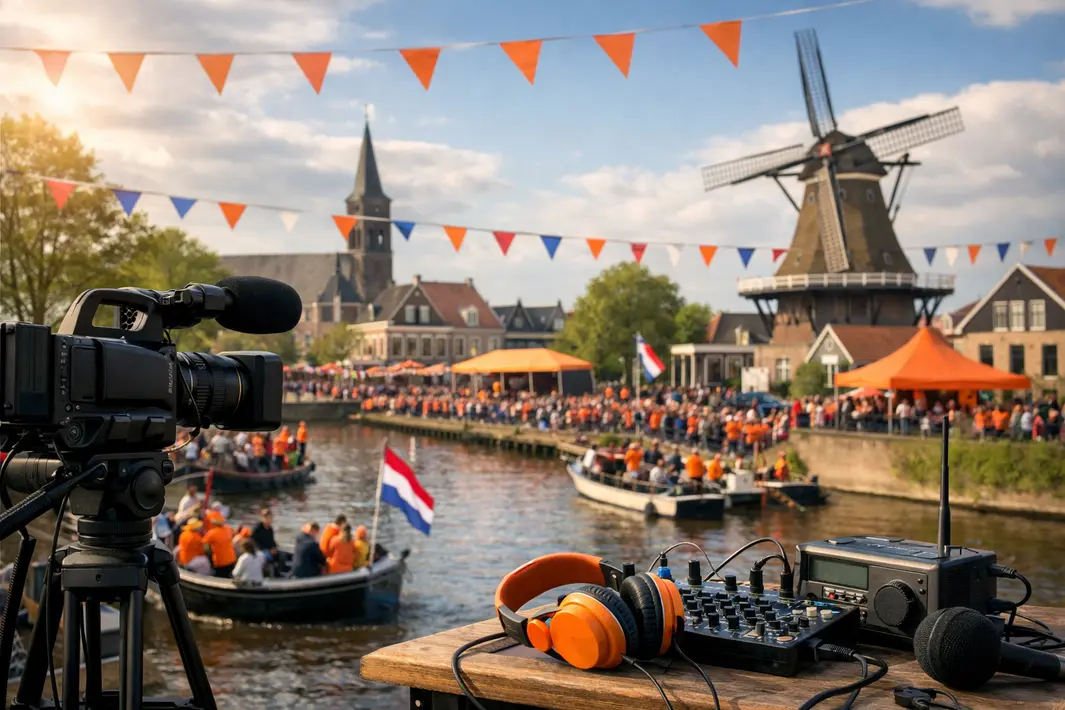 Koningsdagviering in Dokkum met speciale tv- en radio-uitzending