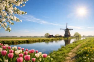 Lenteweer domineert vanaf dinsdag met veel zon en temperaturen boven 15 graden