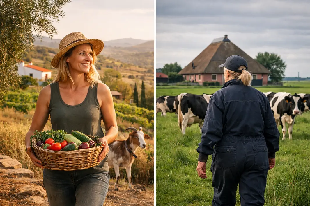 Leven en werken als boerin in Portugal verschilt sterk van Friesland