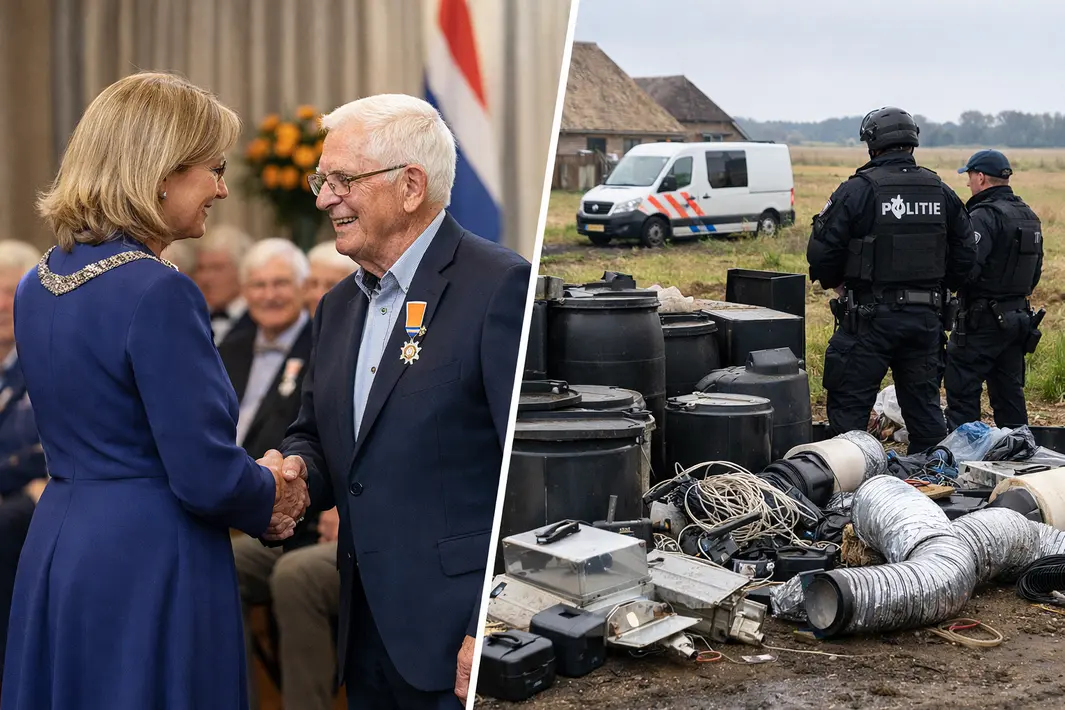 Lintjesregen voor 92 Friezen en opruiming illegale productie in Nij Beets