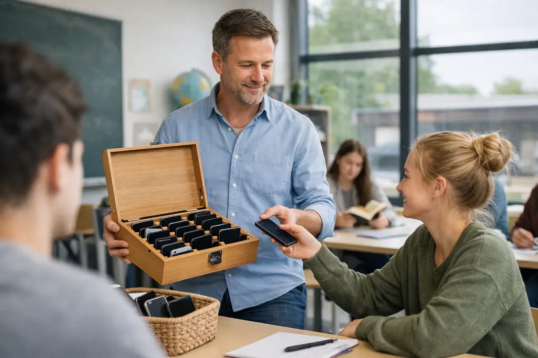 Mbo-docent initieert smartphonevrije momenten voor meer rust op school