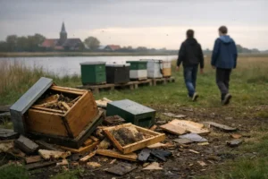 Minderjarige daders melden zich na vernieling bijenkasten in Rohel