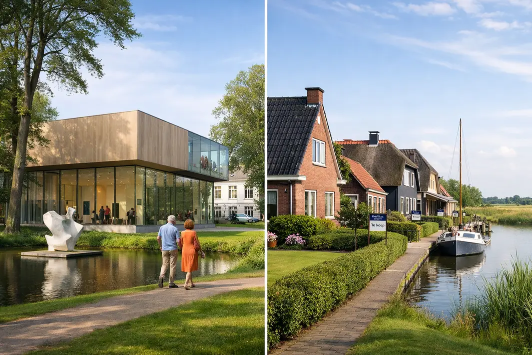 Museumuitbreiding in Oranjewoud en meer huizen te koop in Friesland