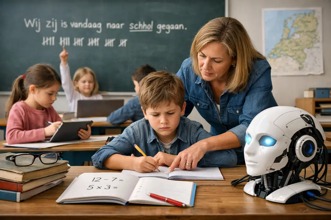 Onderwijsuitdagingen: aandacht voor teruglopende basisvaardigheden ondanks opkomst van AI