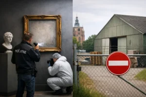 Onderzoek naar grote kunstroof in Leeuwarden en beslissing over opslagloods in Steggerda