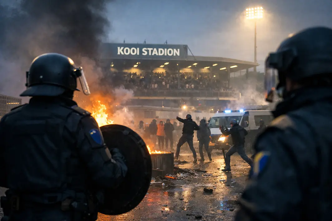 Ongeregeldheden overschaduwen afscheidswedstrijd in Kooi Stadion