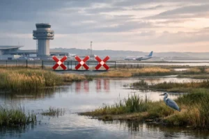 Rechter blokkeert vliegveldplannen in kwetsbaar moerasgebied bij Taag