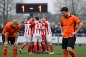Teleurstellend gelijkspel voor ONS Sneek bij hekkensluiter HZVV