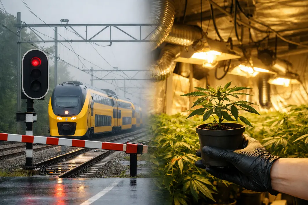 Treinverkeer stilgelegd tussen Zwolle en Meppel en hennepkwekerij ontdekt in Oentsjerk