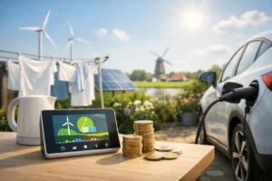 Vandaag geld besparen door elektrisch gebruik af te stemmen op het aanbod van duurzame energie