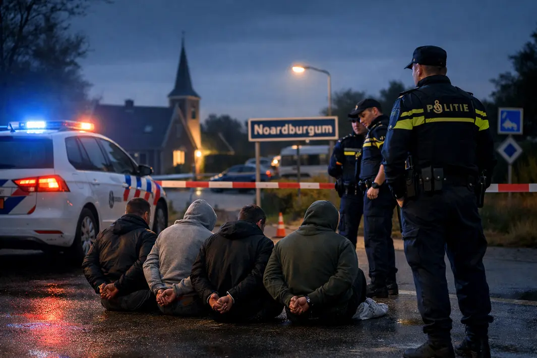 Vier mannen blijven vastzitten na steekincident in Noardburgum