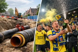 Warmtenet in Balk tijdelijk gepauzeerd, Cambuur viert promotie