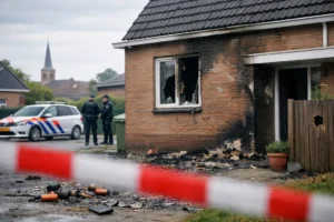 Woning van verdachte steekpartij in Noardburgum beschadigd door vuurwerk