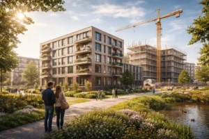 Woningbouwproject met 73 woningen in oud UWV-gebouw Leeuwarden van start gegaan