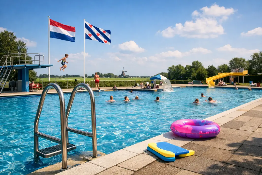 Buitenbaden in Hallum en Gytsjerk openen weer: start van het zwemseizoen