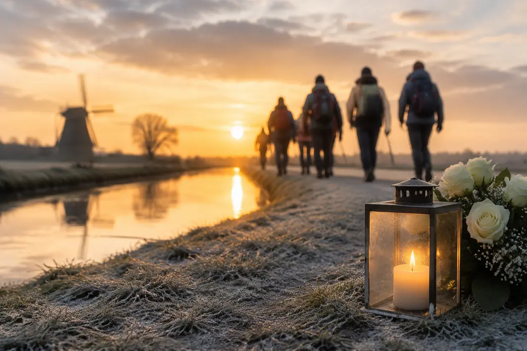 Elfstedenwandeltocht gekoppeld aan herinnering aan overleden dierbaren