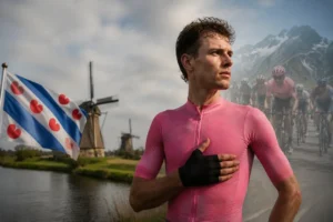 Friese wielrenner koersde vier dagen in de leiderstrui van de Giro d’Italia