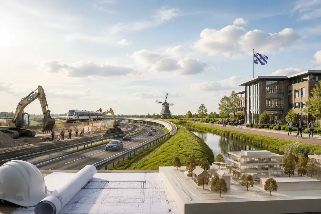 Fryske investering van meer dan 100 miljoen euro in infrastructuur en onderwijs
