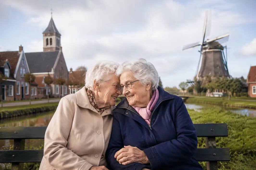 Gerda (94) uit Dronryp vindt na jaren haar ware liefde bij Hilda
