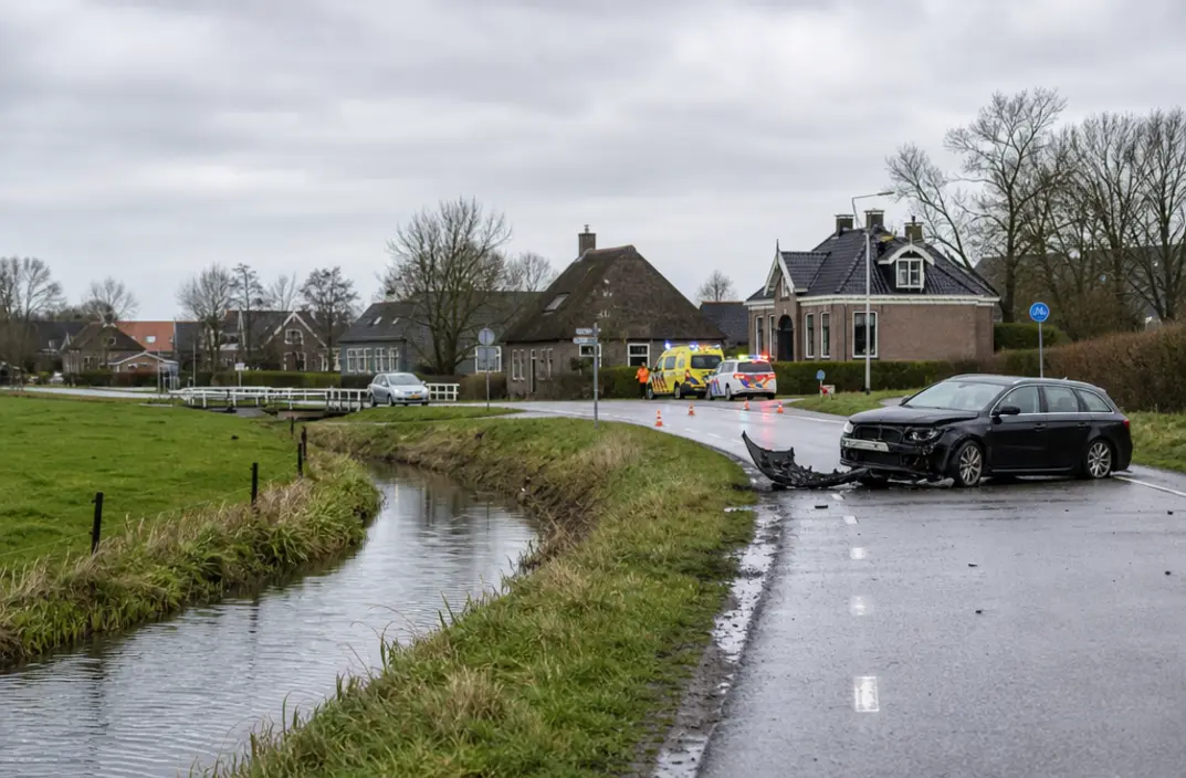 Gewonden bij ongevallen in Wolsum en Rotstergaast