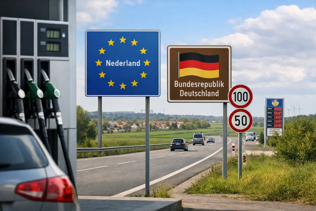 Goedkoper tanken over de grens: wanneer loont het om naar Duitsland te rijden?