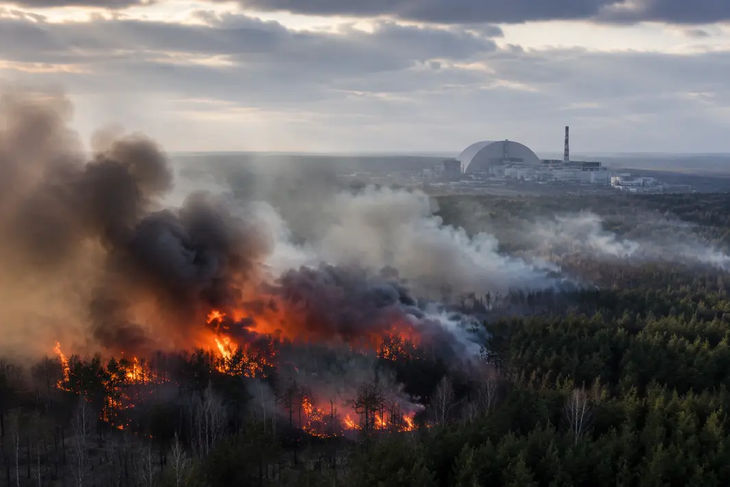 Grote natuurbrand gemeld nabij Tsjernobyl na dronecrash
