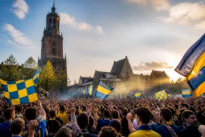 Grote viering in Leeuwarden na promotie naar eredivisie