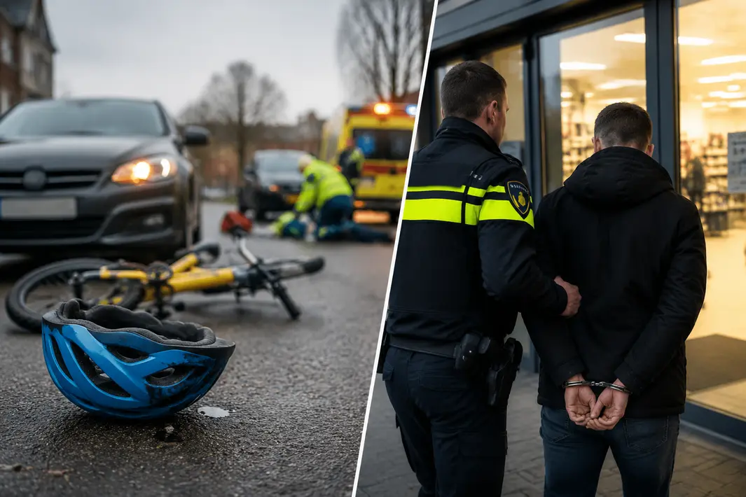 Kind Gewond bij Aanrijding in Leeuwarden, Winkeldieveggepakt in Drachten