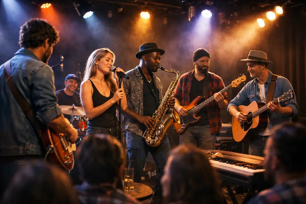 Live muziekavond met jam sessie en diverse genres in Poppodium Iduna
