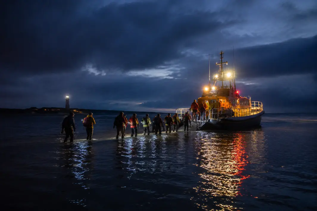 Nachtelijke wadlooptocht eindigt in reddingsactie bij Ameland