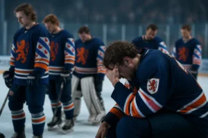 Nederlands ijshockeyteam met Friese spelers beleeft moeilijke WK-periode