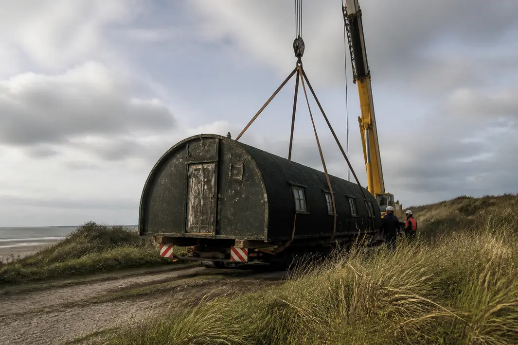 Oorlogsbarak uit Tweede Wereldoorlog krijgt nieuwe plek op Schiermonnikoog