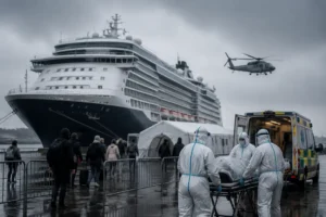 Passagiers cruiseschip mogelijk besmet met hantavirus, evacuatie gepland