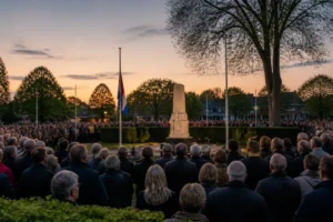 Ruime opkomst bij dodenherdenking in Wijnjewoude