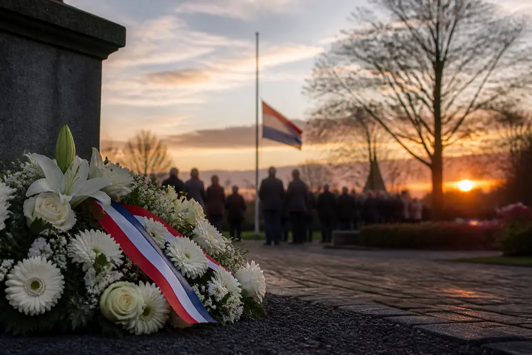 Rustige en waardige dodenherdenking in Harkema